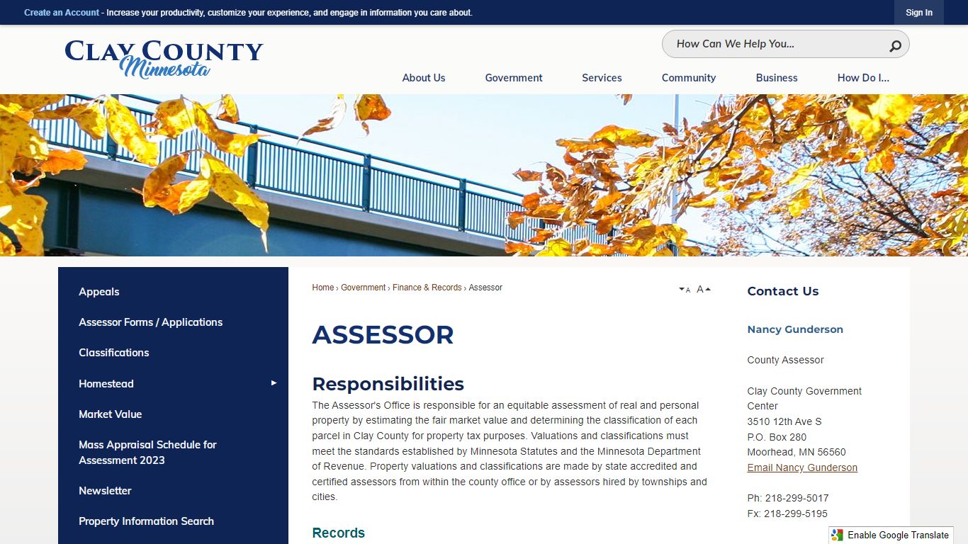 Assessor | Clay County, MN - Official Website